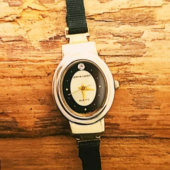 1980's Pierre Cardin Diamond Ladies Quartz Watch - Picture 1 of 6